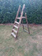 Vintage, oude houten schilderstrap, Ophalen, Gebruikt