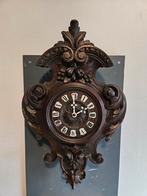 Mooie antieke Franse hang klok, Antiek en Kunst, Ophalen of Verzenden