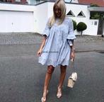 Zara exclusive jurk dames katoen geborduurd zomer jurk L 40, Maat 38/40 (M), Zara, Ophalen of Verzenden, Zo goed als nieuw
