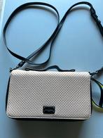 Paarse Boutique Schoudertasje - Beige/Zwart, Sieraden, Tassen en Uiterlijk, Ophalen of Verzenden, Zo goed als nieuw, Beige, Schoudertasje