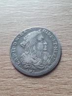 Italië Napoli Tarì 1699 Carlo II zilveren munt, Ophalen of Verzenden, Italië
