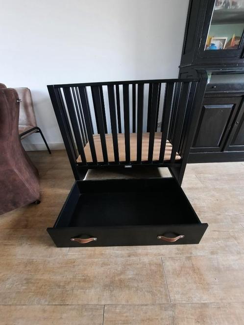 Bopita zwarte box, Kinderen en Baby's, Boxen, Gebruikt, Rechthoekig, In hoogte verstelbaar, Lade, Ophalen