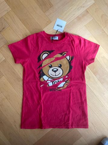 Moschino shirt fuchsia roze met beertje logo maat 152 nieuw! beschikbaar voor biedingen