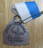 streker poldertocht 1-2-1987 70km schaatsmedaille medaille, Ophalen of Verzenden, Overige materialen