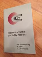 Van Goor - Practical actuarial credibility models, Ophalen of Verzenden, Zo goed als nieuw