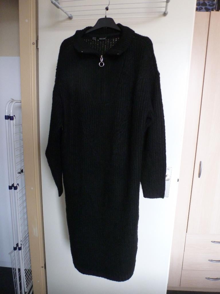 WINTER schipperstrui jurk M&S mode ZWART 46 -GRATIS zend, Kleding | Dames, Verzenden, Zwart, Maat 46/48 (XL) of groter, Nieuw