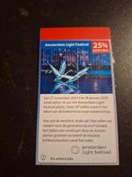 Amsterdam Light Festival 25% korting, Tickets en Kaartjes, Drie personen of meer, Kortingsbon, Overige typen
