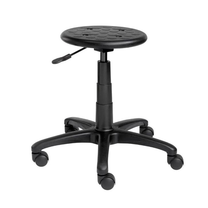 MN Ronde Kruk Basis, Huis en Inrichting, Krukjes, Kunststof, In hoogte verstelbaar, Ophalen of Verzenden