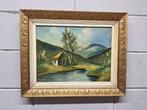 Vier mooie Landschap schilderijen  75 euro samen, Antiek en Kunst, Kunst | Schilderijen | Klassiek, Ophalen of Verzenden