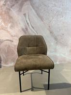Comfortabele eetkamerstoel - industrieel & elegant, Ophalen, Kunststof, Bruin, Info@vissermeubelen.nl