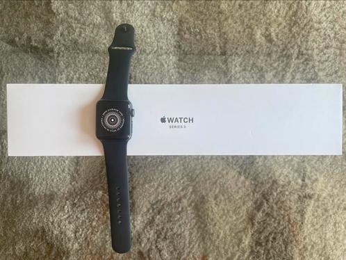 Apple Watch Series 3 - 38mm, Sieraden, Tassen en Uiterlijk, Smartwatches, Gebruikt, iOS, Zwart, Ophalen of Verzenden