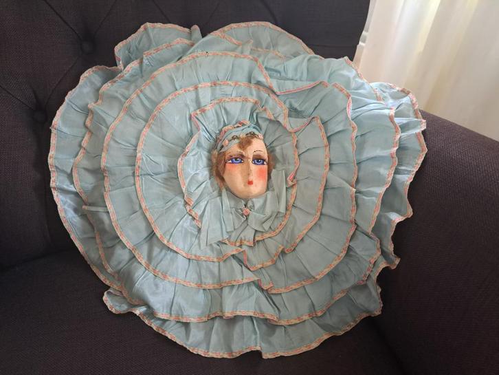 Antieke Sofadoll Kussen, Antiek en Kunst, Curiosa en Brocante, Ophalen of Verzenden