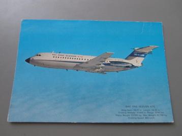 Ansichtkaarten Vliegtuigen Bac One 1975 en Boeing 1987