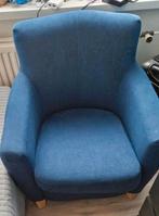 Donker blauwe fauteuil, Zo goed als nieuw, Ophalen