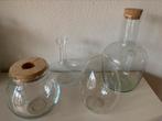 Diverse planten terrariums incl gereedschap, Ophalen, Overige materialen, Gebruikt, Rond