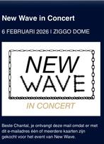 2 zitplaatsen tickets te koop new wave 6 februari, Twee personen, Februari