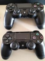 2 PlayStation 4 controllers kleur zwart, Spelcomputers en Games, Spelcomputers | Sony PlayStation 4, Ophalen of Verzenden, Zo goed als nieuw