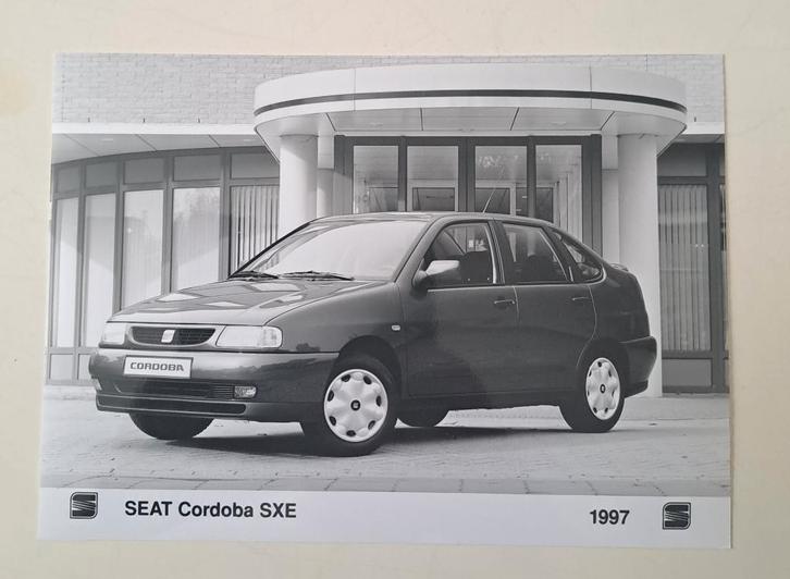 Seat Cordoba SXE 1997 - PERSFOTO -, Boeken, Auto's | Folders en Tijdschriften, Nieuw, Overige merken, Ophalen of Verzenden