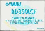 Yamaha RD350 LCF manual instructieboek (4972z), Verzenden, Yamaha