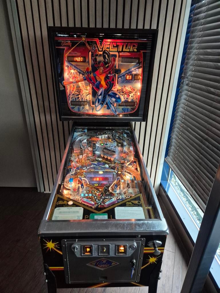 Bally Vector Flipperkast, Verzamelen, Automaten | Flipperkasten, Gebruikt, Flipperkast, Ophalen of Verzenden
