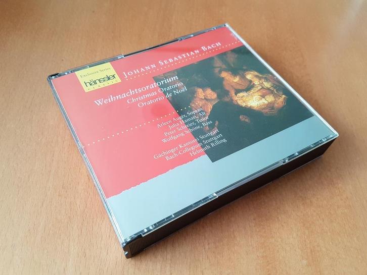 BACH: WEIHNACHTSORATORIUM  – 3CD – Helmuth Rilling, Cd's en Dvd's, Cd's | Klassiek, Zo goed als nieuw, Vocaal, Barok, Met libretto