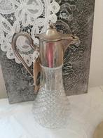 Engelse claretjug/Karaf. Verzilverd., Ophalen of Verzenden