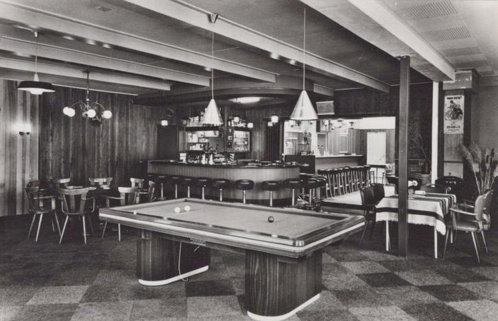WOGNUM- 1969 - Biljart - café rest HET WAPEN VAN WOGNUM, Verzamelen, Ansichtkaarten | Themakaarten, Ongelopen, 1960 tot 1980, Sport en Spel