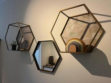 Wandrekken en spiegels - Light and Living - Hual brons beschikbaar voor biedingen