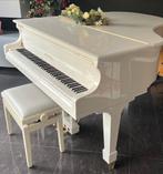 Wendl & Lung Vleugel Wit Model 178, Muziek en Instrumenten, Ophalen, Wit, Zo goed als nieuw, Hoogglans