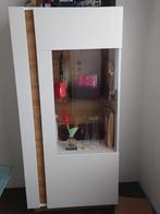 Mooie kastenset / meubelset hoogglans wit met glas, Huis en Inrichting, Kasten | Vitrinekasten, Ophalen, 150 tot 200 cm, Minder dan 100 cm