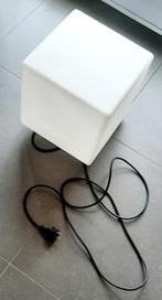 tuinlamp kubus lamp LED geschikt voor buiten 30x30 cm balkon, Kunststof, Gebruikt, Staande lamp, Ophalen of Verzenden