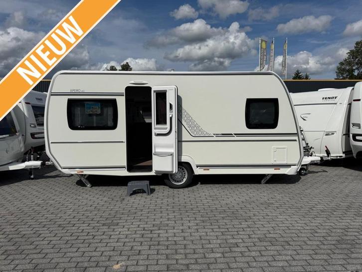Fendt Apero 465 SFB ACTIEPRIJS!!, Caravans en Kamperen, Caravans, Bedrijf, tot en met 4, 1000 - 1250 kg, Rondzit, Fendt, Frans bed