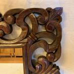Barok spiegel - houten lijst - 50 x 50 cm - Bij TTM Wonen, Huis en Inrichting, Woonaccessoires | Spiegels, TTM Wonen, TTM Wonen