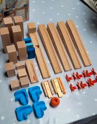 HABA - houten kegelbaan - zo goed als nieuw!, Kinderen en Baby's, Speelgoed | Houten speelgoed, Zo goed als nieuw, Overige typen