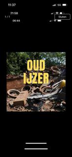 (GRATIS ) oud ijzer (OPHALEN ), Doe-het-zelf en Verbouw, Metalen, Ophalen, Gebruikt