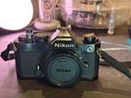 Nikon FM zwart , analoge camera. Werkend, Ophalen of Verzenden, Gebruikt, Spiegelreflex, Nikon