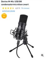 Devine M-Mic USB BK, Ophalen, Zo goed als nieuw, Studiomicrofoon