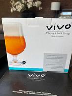 24 Vivo Bierglazen Kristal, Glas of Glazen, Nieuw, Ophalen of Verzenden, Glas