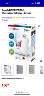 Nieuwe Bosch stofzuigerzakken, Ophalen of Verzenden, Nieuw, Minder dan 1200 watt, Stofzuiger