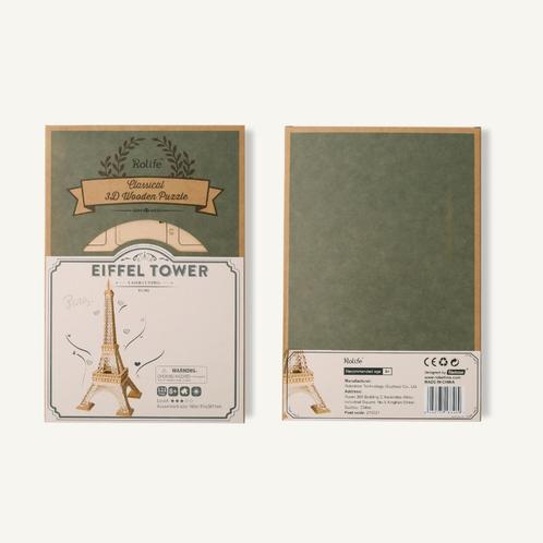 Robotime Eiffel Tower TG501 Bouwpakket Nieuw, Hobby en Vrije tijd, Modelbouw | Overige, Nieuw, Groter dan 1:32, Ophalen of Verzenden