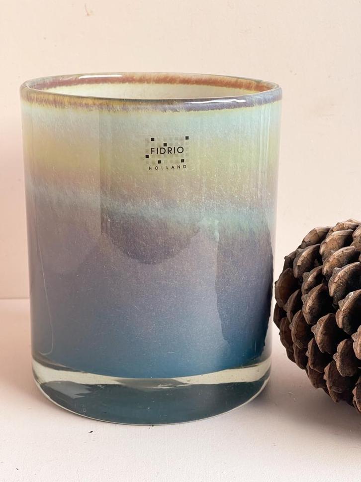 Fidrio Lagoon Vaas/Windlicht, Antiek en Kunst, Antiek | Woonaccessoires, Ophalen of Verzenden