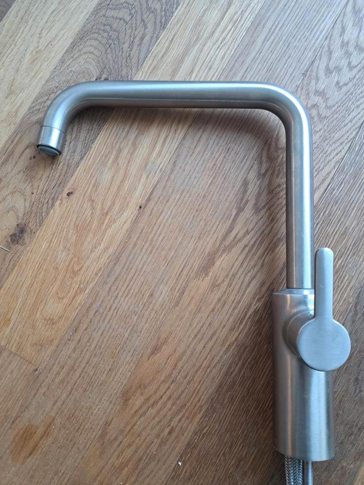 Damixa Silhouet Keukenmengkraan (staal PVD), Doe-het-zelf en Verbouw, Sanitair, Zo goed als nieuw, Kraan, Rvs, Ophalen of Verzenden