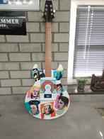 Decoratie gitaar  elvis  Marilyn Monroe, Ophalen of Verzenden, Minder dan 50 cm, Schilderij, Minder dan 50 cm