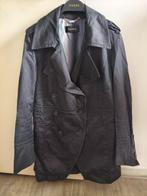 Damo gitzwarte dames trenchcoat, Kleding | Dames, Jassen | Zomer, Zwart, Ophalen of Verzenden, Damo, Maat 36 (S)