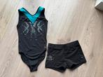 Turnpakje en bijpassend broekje 140 Decathlon, Sport en Fitness, Turnen, Kindermaat 122 t/m 140, Ophalen of Verzenden, Zo goed als nieuw