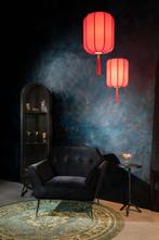 Dutchbone Suoni Chinees Pendant Lamp Large Rood NIEUW, Ophalen of Verzenden, Nieuw, 75 cm of meer
