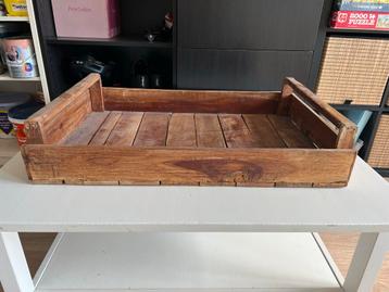 Vintage Houten Krat beschikbaar voor biedingen