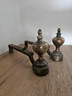 Antieke haardbokken voor openhaard, Antiek en Kunst, Antiek | Koper en Brons, Ophalen of Verzenden