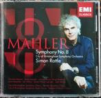 SIMON RATTLE - MAHLER SYMPHONY NO. 8, Cd's en Dvd's, Cd's | Klassiek, Orkest of Ballet, Gebruikt, Ophalen of Verzenden, Romantiek