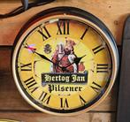 Mooie robuuste HERTOG JAN wandklok met metalen rand, Verzamelen, Biermerken, Ophalen of Verzenden, Nieuw, Overige typen, Hertog Jan